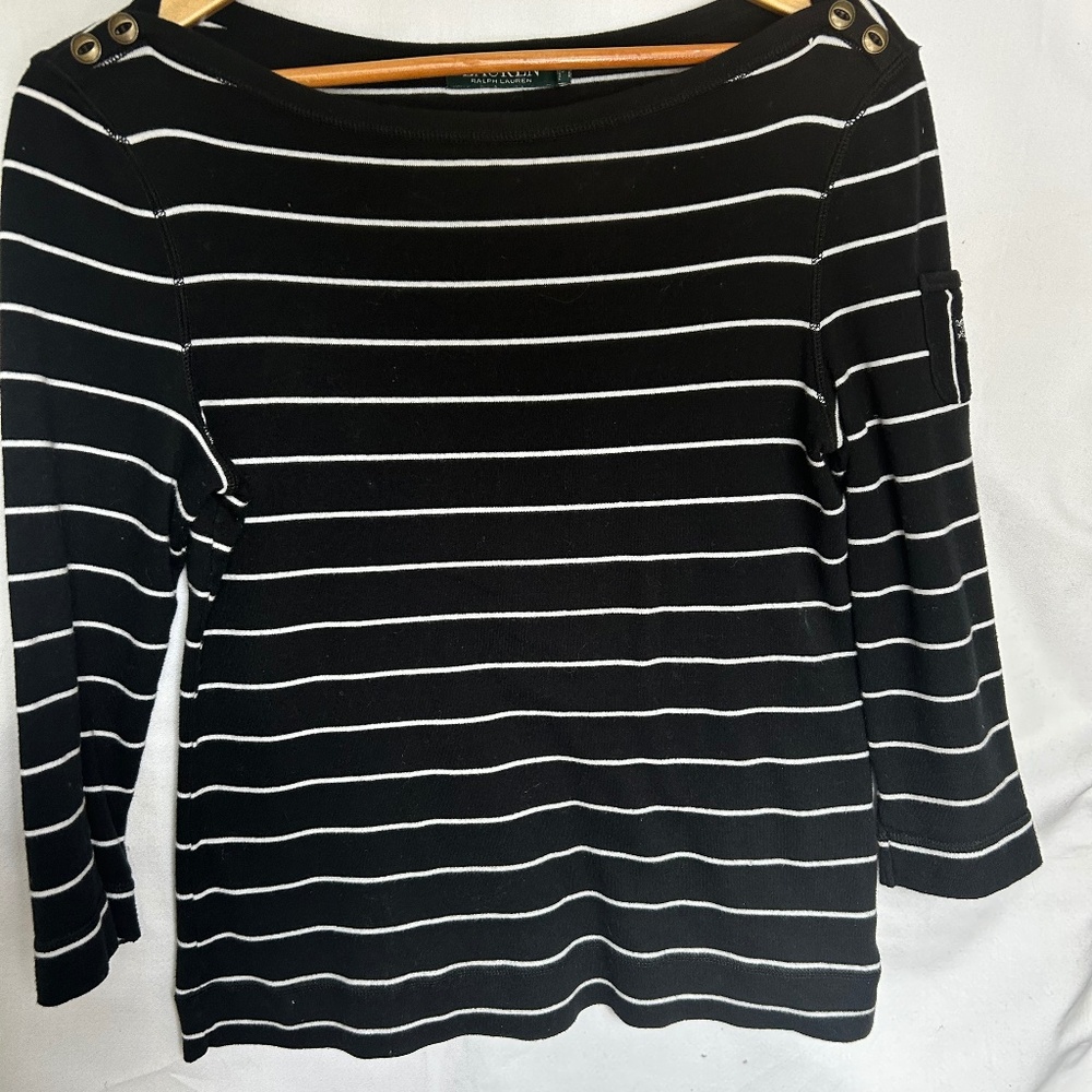 Lauren by Lauren Woman’s medium nautical cotton T-shirt n